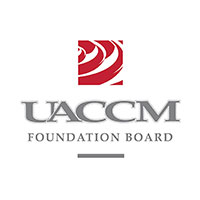 UACCM Foundation Board logo featuring a square containing ripples.