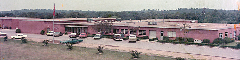 Vintage photo of the south side of the Kirk Building.